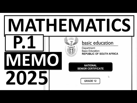 MEMO 2025 MATHEMATICS P.1  GRADE 12 FINAL EXAM (THUNDEREDUC) GRADE 12 MATHEMATICS P.1 FINAL EXAM