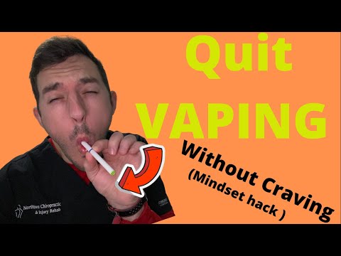 QUIT VAPING NICOTINE *Without Cravings in 2021*