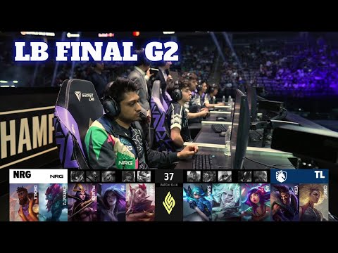 NRG vs TL - Game 2 | Lower Final Playoffs S13 LCS Summer 2023 | NRG vs Team Liquid G2 full