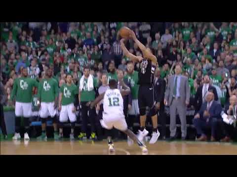 NBA, playoff 2018, Celtics vs. Bucks, Round 1, Game 1, Move 50, Malcolm Brogdon, 3 pointer