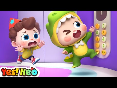 Don't Jump in Elevators, Baby! | Elevator Safety Song | Five Little Babies | Kids Songs | Yes! Neo