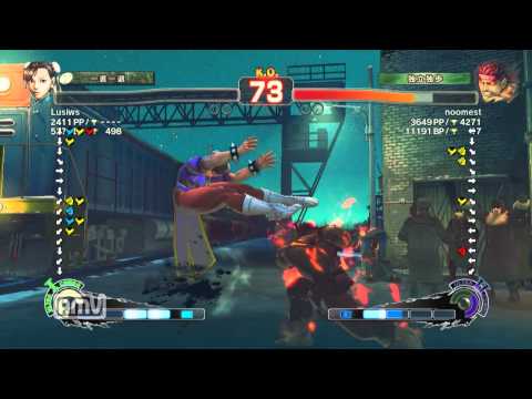 Lusiws [Chun-Li] vs noomest [Evil Ryu] SSF4 AE ver.2012 Japanese Online Ranked Matches