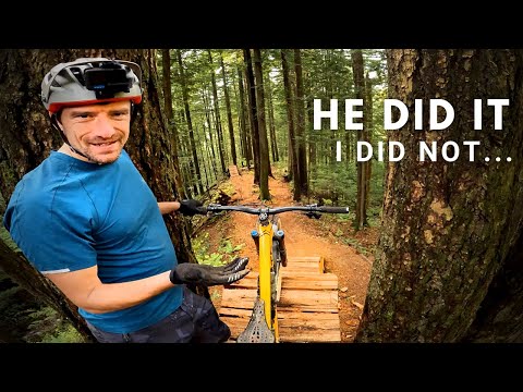 I finally rode with BC POV but failed on one of his features...