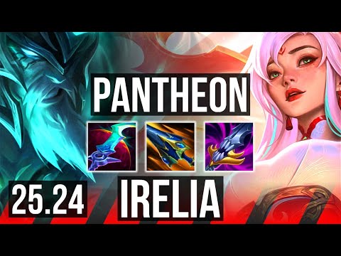 PANTHEON vs IRELIA (TOP) | Good KDA: 13/2/9 | EUW Master | 25.24