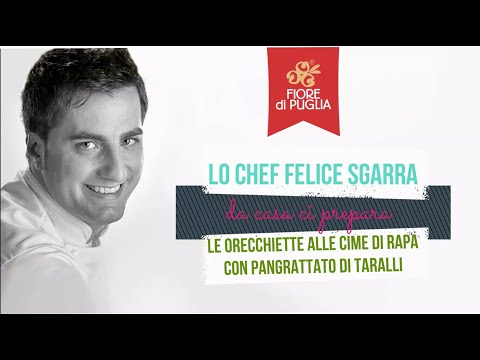 Orecchiette Fiore di Puglia al grano arso alle cime di rapa