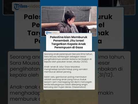 Penembak Jitu Israel Targetkan Kepala Anak Perempuan di Gaza, Kondisi Mengerikan Anak-anak Gaza