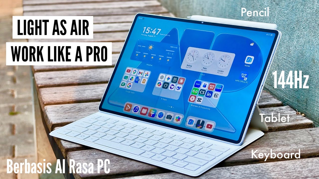 Tablet Produktivitas Berbasis AI Rasa PC Paling Tipis & Ringan! HUAWEI MatePad Air (2026)!