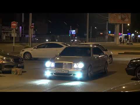 Mercedes W210 E500 Burning tires