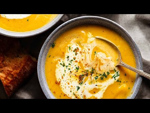 Country harvest root vegetable soup