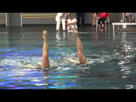 Synchronschwimmen DJMS 2015 Duett freie Kür TSV Eintracht Karlsfeld