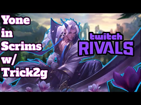 My First Day of TwitchRivals Scrims! DOMINATING as Yone vs LL Stylish ft. @trick