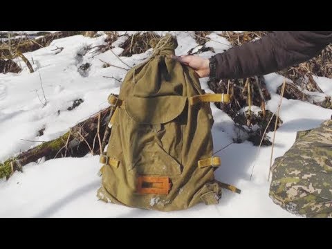 Обзор вещмешка армейского СССР. Для чего и почему. Как завязать