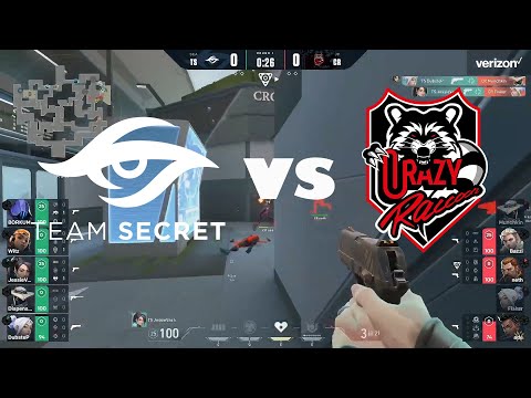 (Dominance) TEAM SECRET vs CRAZY RACOON - VALORANT CHAMPION 2021