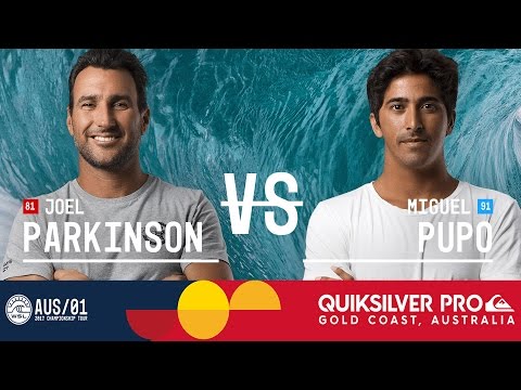 Joel Parkinson vs. Miguel Pupo - Quiksilver Pro Gold Coast 2017 Round Three, Heat 4
