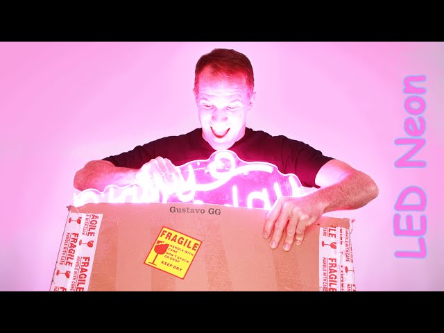 Vídeo relacionado con yinung Neón Sign Para decoración de fiestas con letreros neón, tazas café y luces LED pared para