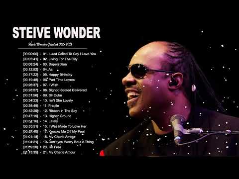 Stevie Wonder Greatest Hits - Best Songs Of Stevie Wonder - Stevie Wonder Collection 2021
