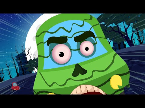 Zombies in the Dark Halloween Song for kids by Little Red Car