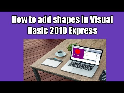 How to add shapes in Visual Basic 2010 Express