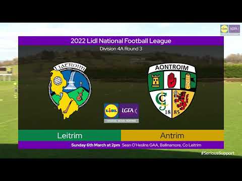 2022 03/06 Leitrim v Antrim - Lidl NFL Div 4A