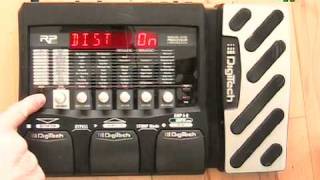 Video thumbnail for Digitech RP355 Multi Effects Pedal Instructional by ralfjung