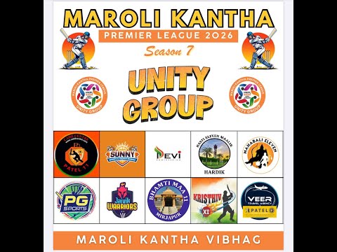 MEGA - FINAL !! MAROLI KANTHA PREMIER LEAGUE - 2026 !! UNITY GROUP !! SEASON - 7
