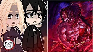 (NTR) Bad Ending Party React to Lihan as Kokushibo || Demon Slayer || 1 Ending || Gacha React ||