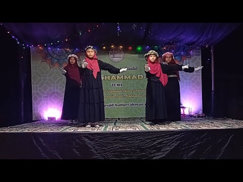 TARI KREASI  YA TAB TAB(DINIYAH AL-HABIBIYAH)MEMPERINGATI MAULID NABI MUHAMMAD.SAW 2024