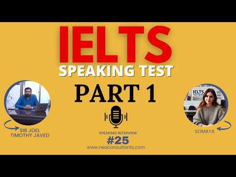 IELTS Speaking Test 25 | Band 6.5 | Part 1 | Nasim English Academy | 2025