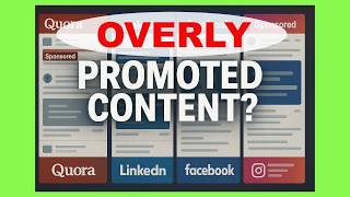 How Much Promoted Content Is In Your Quora, LinkedIn, Facebook, and Instagram Feed?