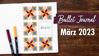 MÄRZ Bullet Journal Setup 2023 | deutsch