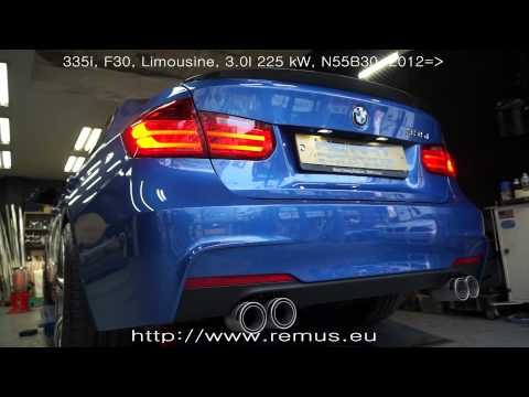 Remus Exhaust BMW F30 335i ActiveHybrid