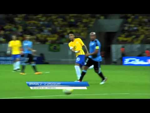 Clasificatorias Rusia 2018: Brasil 2-2 Uruguay (fecha 5)