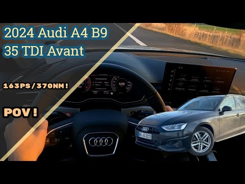 2024 Audi A4 Avant 35 TDI advanced POV Test Drive!