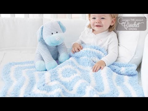 Left Hand Crochet for Beginners Baby Blanket Pattern The Crochet Crowd