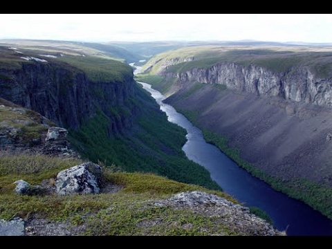 Hiking Alta Canyon in summer midnight