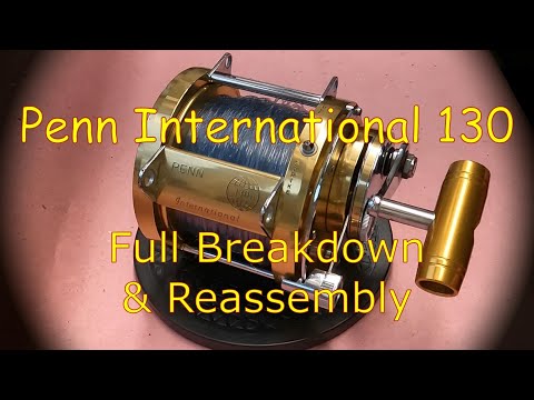 Servicing a Penn International 130 Reel