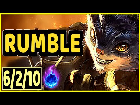 RUMBLE VS TWISTED FATE - 6/2/10 KDA MID GAMEPLAY