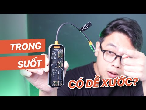 Hub chuyển đổi đa năng Transparent WiWU Cyber - Giải pháp kết nối hoàn hảo cho thiết bị