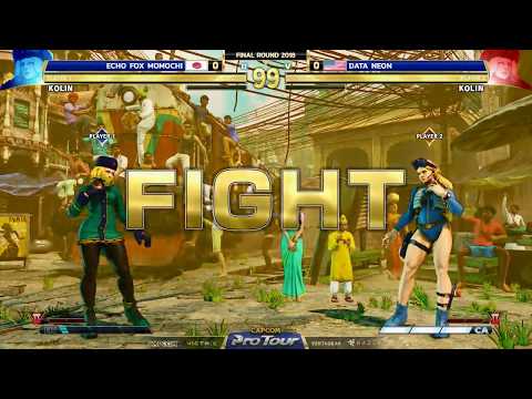 SFV - FINAL ROUND 2018 - ECHO FOX Momochi /Kolin/ vs Data Neon /Kolin/ Top64 HD720p 60fps