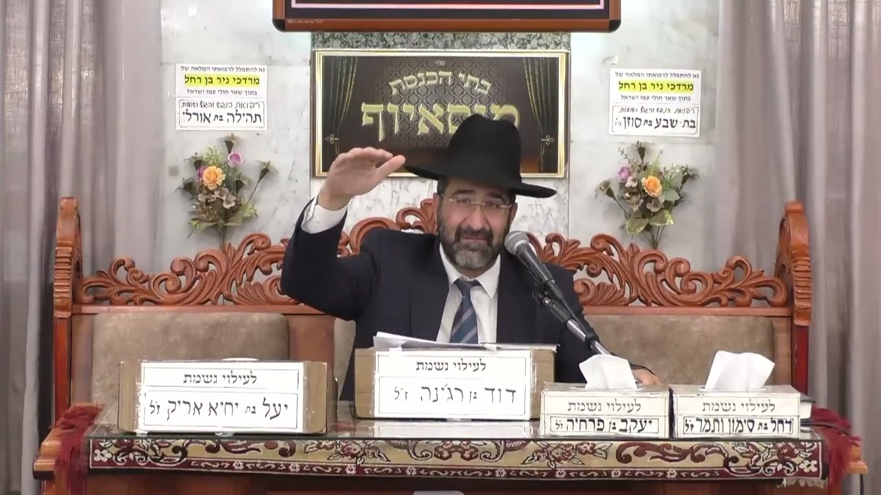 הרב אייל שרגא | פרשת נח | בית הכנסת מוסאיוף