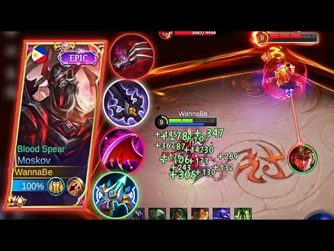 GLOBAL MOSKOV FULL LIFESTEAL BUILD + 15KILLS 😱.