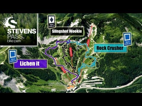 Interactive Trail Map - GoPro 2012 Tour of Stevens Pass Bike Park