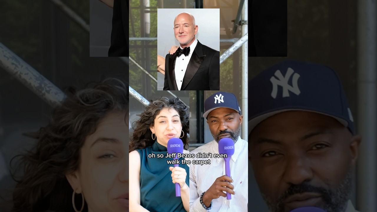 Julia and Desus are recapping #metgala looks in our latest ep #jeffbezos #comedy #laurensánchez