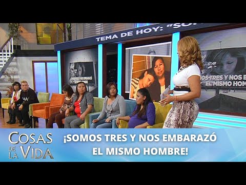 ¡Somos tres y nos embarazamos del mismo hombre! | Cosas de la Vida con Rocío Sánchez Azuara