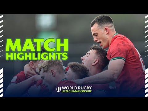 60 POINTS in MUST-WIN match | Wales v Japan Highlights | World Rugby U20 Championship