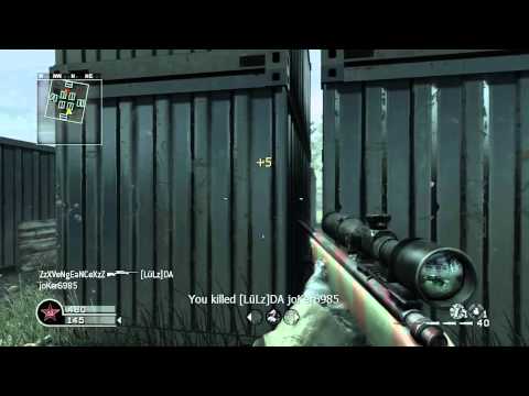 EPIC spawn kill quickscope random wallbang CoD 4!!1- HD