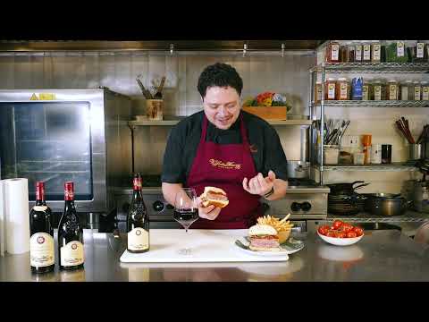 V. Sattui Cooking Demo - Duck Burger with Pickled Onions and Tomato Compote with Duck Fat Fries