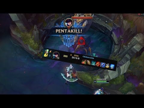 PENTAKILL with Muramana Caitlyn (cursed technology)