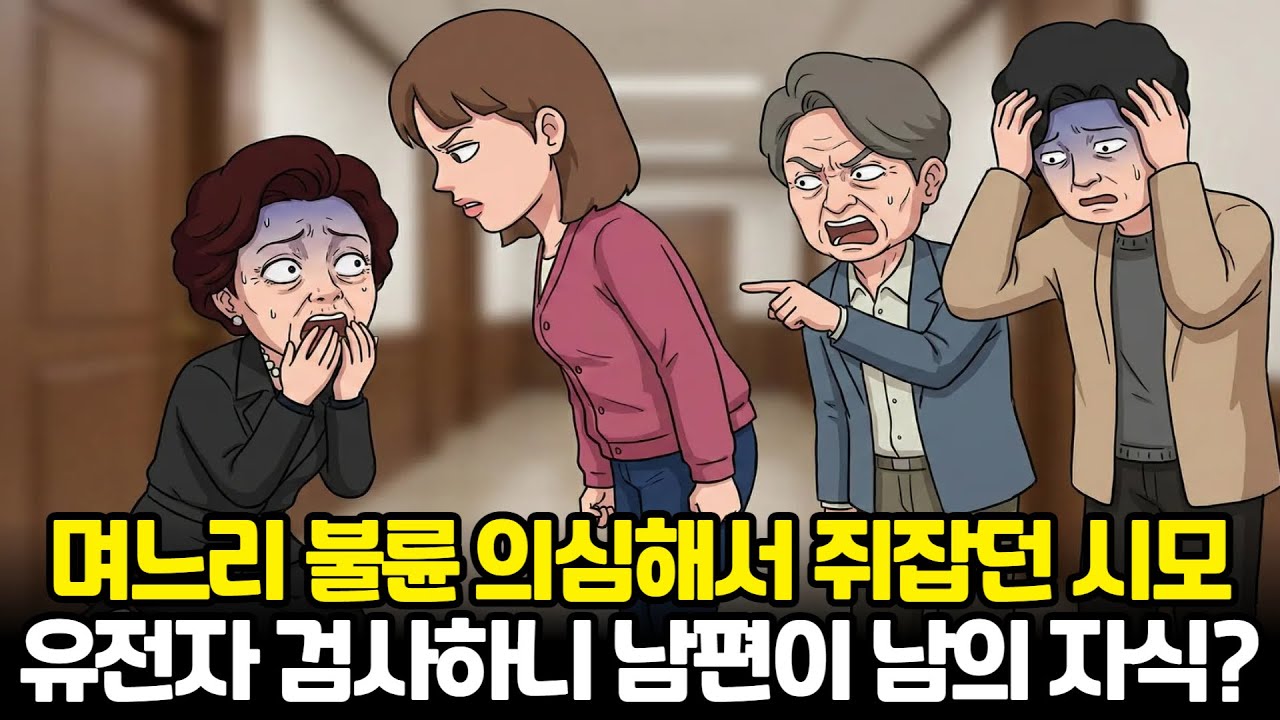 며느리 불륜 의심해서 쥐잡던 시모! 유전자 검사하니 남편이 남의 자식?