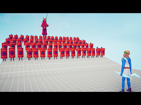 100x SHIELD BEARER + SAMURAI GIANT vs EVERY GOD - Totally Accurate Battle Simulator TABS